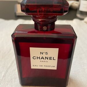 Chanel N 5 Red Bottle Limited Edition and Super Rare
